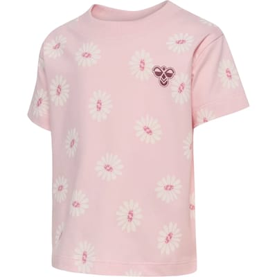 Hummel kinderbody met korte mouwen Hmlmini Loose Flower T-shirt S/S 232480