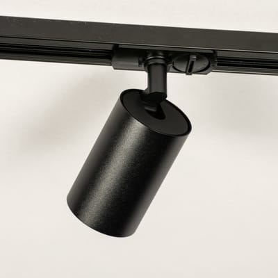 Lumidora Railspot 74941 - AREZZA - 3 Lichts - GU10 - Zwart - Metaal