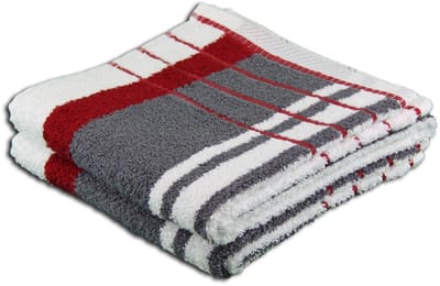 Unyqoos® Luxueuze Gestreepte Douchehanddoeken Set van 100% Katoen voor Moderne Badkamerervaring
