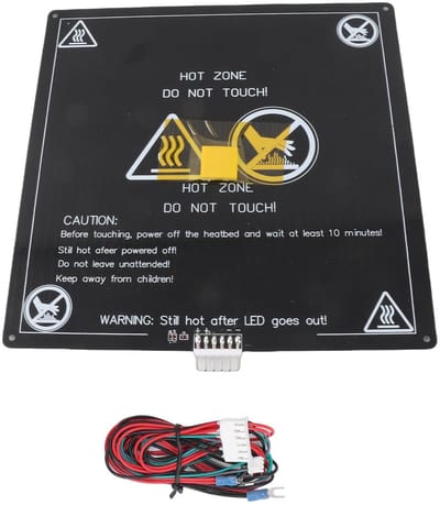 Store_9 - 3D Printer Hot Bed - Aluminium Verwarmde Mat - Vervangingsdeel voor 3D Printer - 214mm - Geschikt voor Anet A8 A6