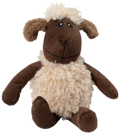 Deurstopper schaap bruin 20x18x26cm
