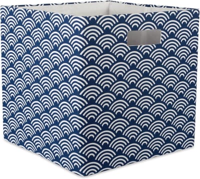 Blauwe Golvende Plaid 100% Polyester Groot Formaat