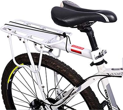 Mountainbike Drager voor Achterop de Fiets - Lichtgewicht Aluminium Fietsendrager tot 50kg - Ideaal voor Fietsaccessoires en DIY Gebruik