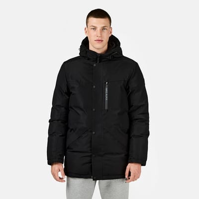 Ajax-parka jas zwart senior