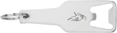Akyol - kunst flesopener - Schilder - beste kunstenaar - gegraveerde sleutelhanger - tekenen - schilderen - beeldende kunst - art - cadeau - gepersonaliseerd - accessoires - sleutelhanger met naam - 105 x 25mm