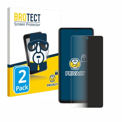 BROTECT - privacy screenprotector voor Samsung Galaxy A72 5G - Folie Beschermfolie Blauwlichtfilter 2 Stuks