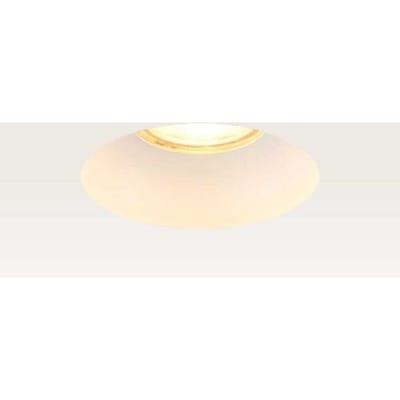 LUSENZ Trimless Inbouwspot Junaro bianco - Inbouwdiepte 100mm - GU10-fitting - IP20 voor binnen - Wit - Met doorlusbedrading