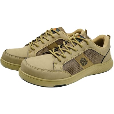 Chaussures de travail respirantes quatre saisons Chaussures antistatiques Anti-écrasement et anti-pénétration Résistantes à l'usure Antidérapantes Atelier Sécurité Chaussures de travail protectrices 46
