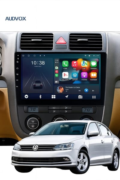 ADIVOX 10.1 inch geschikt voor Volkswagen Jetta 2011-2015 Android 14 2GB/32GB Quad Core CarPlay/Auto/Wifi/RDS/DSP/DAB+