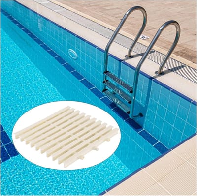 Afvoerrooster - Douchegoot rooster - Waterafvoer Buiten - Gestructureerd Oppervlak - 100 cm Lengte - Beige