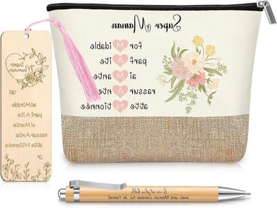 Cadeauset Mama - Geschenk voor haar - Liefde Tonen - Drie Delen Set - Diverse Maten - Beige