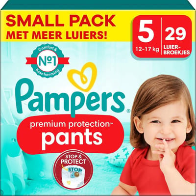 Babybroekjes Maat 5 - Luierbroekjes - Droog en Comfortabel - Zachte Elastische Tailleband - 12-17 KG