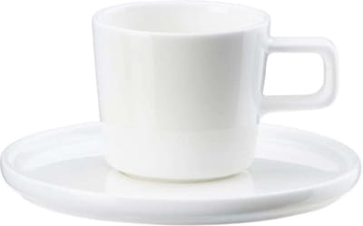 Asa Oco koffiekop en schotel 0.2L wit
