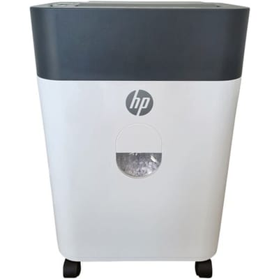 HP OneShred Autofeed 100CC - Papierversnipperaar - 9 Blad P-4 / DIN 66399 - Autofeeder - Shredder - 17 Liter - Wielen - Kantoor/ Thuisgebruik - Wit