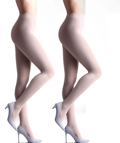 Giulia - Samba 40den (Multipack) Opaque Panty - Wit - S