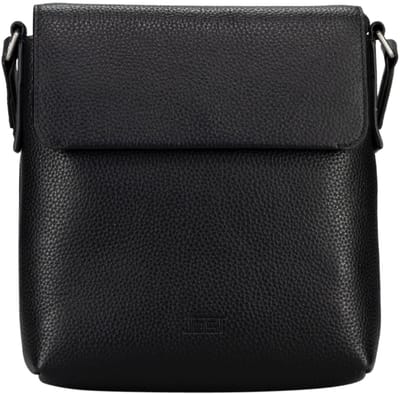 JOST Leren schoudertas Vika Shoulder Bag Black zwart