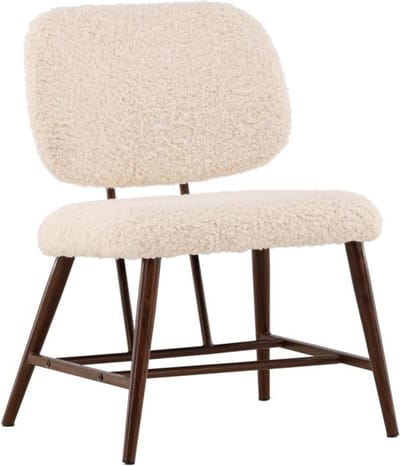 Svea - Miso fauteuil - teddy - wit