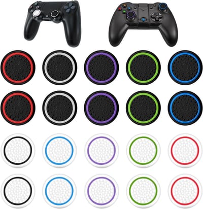 40 Stuks Joystick Caps voor PS5 Controller - Silicone Thumbstick Grips en Accessoires voor Gaming