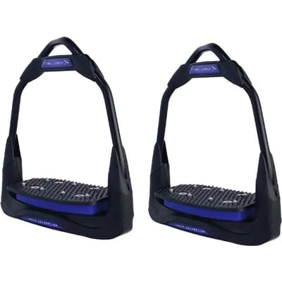 Paardenstijgbeugels Freejump Air’s Full Black (plancher 0° œil 30°)