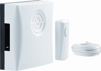 DC860 deurbel bekabeld wit voor thuisgebruik met lange afstandsoverdracht