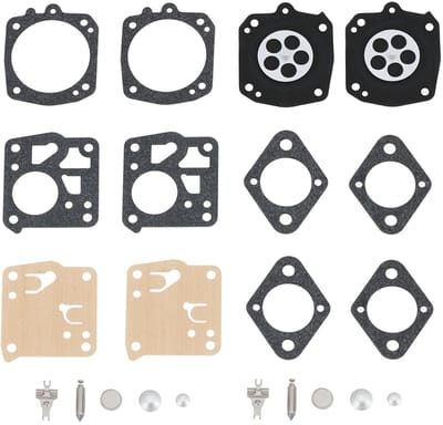 Dailygoods- Carburateur Rebuild Kit - Compatibel met Tillotson HS-232D/HS-232E/HS-236A - Duurzaam Materiaal - Verbeterde Motorprestaties - Eenvoudige Installatie - Inclusief Pakkingen/Membraan - Revisieset