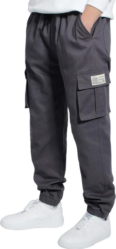 Comfortabele Jongens Cargobroek met Elastische Taille | Joggingbroek voor Kinderen 6-16 jaar