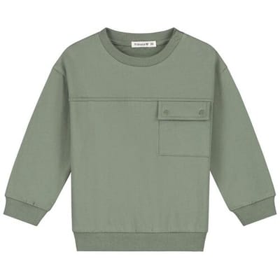 Prénatal baby sweater Light Khaki Green 56 heren