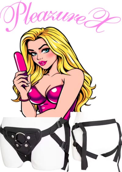 PleazureX - Sextoys Series - Pegging harnass - strap on - harnass - dildo pants - zonder dildo