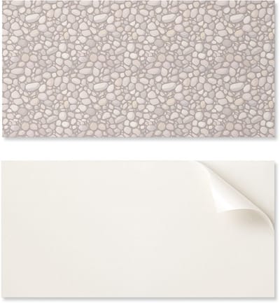 Zelfklevend vinylpaneel - Kantoorwanddecoratie 100x50 cm Steenpatroon op de ondergrond