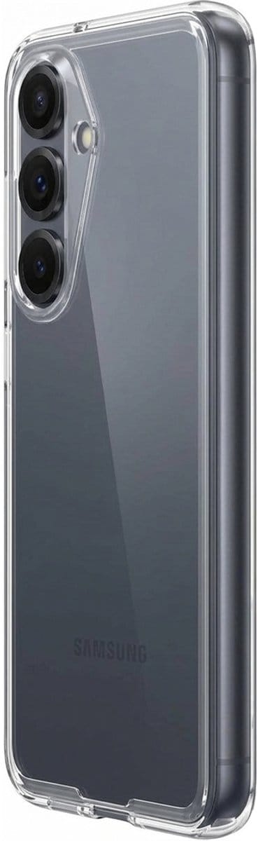 Rhinoshield, Hoesje Geschikt voor Samsung Galaxy S25 Plus Schokbestendig Compatibel met Draadloos Opladen, Transparant