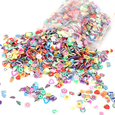 Dailygoods- Fruit Nail Art Plakjes 3000 Stuks - Veilig Materiaal - Kleurrijke Decoratie - Doe-Het-Zelf Knutselen - Slijm Maken - Mobiele Telefoon Decoratie - Nageldecoratie
