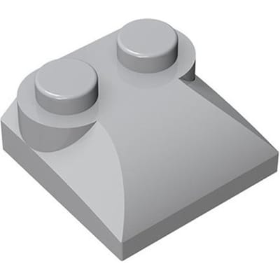 20 stuks MOC 47457 Baksteen Gebogen 2 x 2 x 2/3 Twee Noppen en Gebogen Helling Einde Bouwstenen Onderdelen DIY Educatieve Techniek Onderdelen Speelgoed