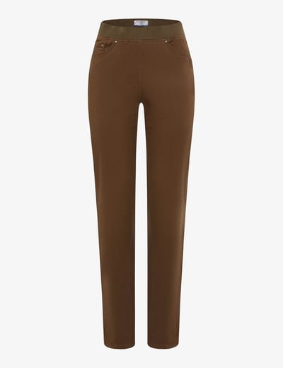 Raphaela by Brax Dames Broek  Style PAMINA HAZELNUT, bruin, maat 40
