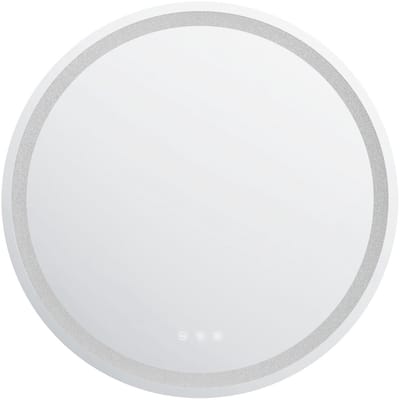 KUTAS® Badkamerspiegel - Badkamerspiegel met Verlichting - Ronde Spiegel 50ø cm - Badkamerspiegel met Anti-Condens - Wandspiegel - Dimbaar - 3000K/4500K/6500K