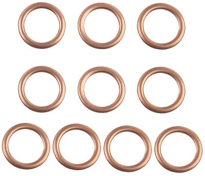 Famanu – Koperen afdichtringen set 10 stuks M16 x 22 mm voor olieaftap en afdichting