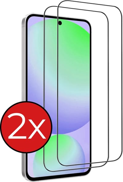 Screenprotector - 2 Stuks - Geschikt voor Samsung Galaxy S24 FE - Full Cover - Beschermglas - Gehard Glas - Tempered Glass - Screen Protector