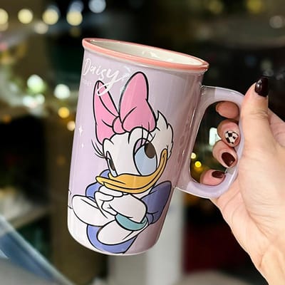Tasses Mignonnes en Céramique avec Oursons de Dessin Animé Créatif et Adorables Tasses pour Amis comme Cadeaux de Fête et Souvenirs 550ml