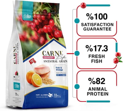 Carni Life Hondenvoer Cranberry Vis En Orange Puppy Alle Rassen 12KG
