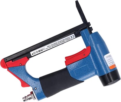Luchtaangedreven Nietpistool 21 Gauge - 140 Nietjes - 1/4 tot 5/8 Inch - Verlengd Mondstuk - Antislip Handvat - Pneumatische Nietmachine voor Houtbewerking