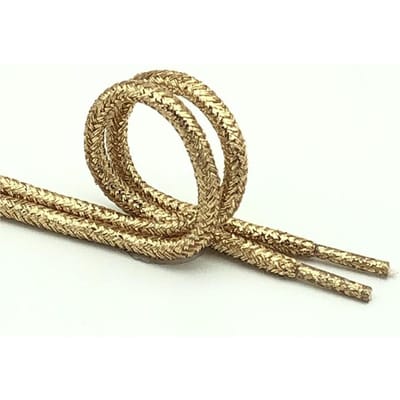 Goud en zilver kleur glanzende zijde schoenveters sportschoenen canvas schoenen casual schoenen ronde schoenveters beige