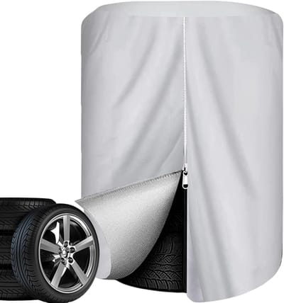 Bandenhoes Opslag - Wiel Beschermhoes - Buiten Opslag - Waterdicht Oxford Doek - 110x73x73cm - Veelkleurig