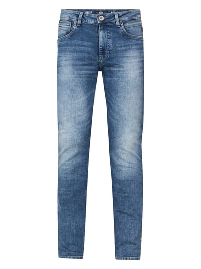 Petrol Industries Heren Jeans Slim Fit Seaham - Spijkerbroek - Essentials Collection - Blauw - Maat W33L34