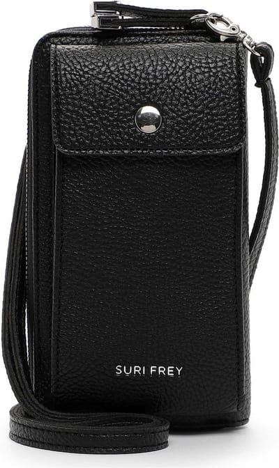 SURI FREY Portemonnee Telefoontasje SFY Freddy Smartphone Bag Black Zwart