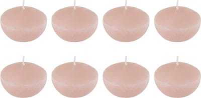 J-Line drijfkaars - roze - small - 4U - doos van 8