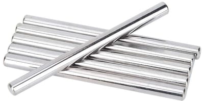 Stainless Steel Robot Assen - 6 Stuks, 80mm D-as, 6mm Diameter voor Industriële Robotonderdelen en Toepassingen