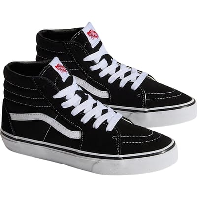 Vans SK8-Hi Kindersneakers - Zwart - Maat 38 - Mesh/Synthetisch