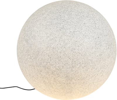 QAZQA nura - Moderne Vloerlamp | Staande Lamp - 1 lichts - H 96.7 cm - Grijs - Buitenverlichting