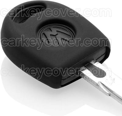 Autosleutel Hoesje geschikt voor Volkswagen / VW - SleutelCover - Silicone Autosleutel Cover - Sleutelhoesje Zwart
