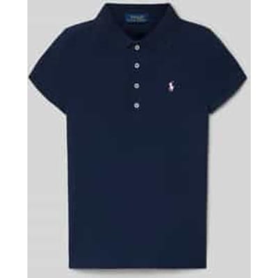 Regular fit Poloshirt van Katoenmix