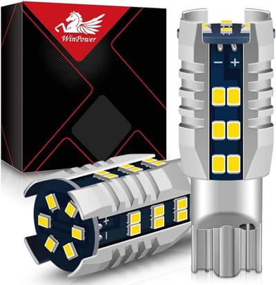 T15 W16W LED Auto Lampen 12V voor Achteruitrijden, Mist- en Parkeerlichten (2 stuks)
